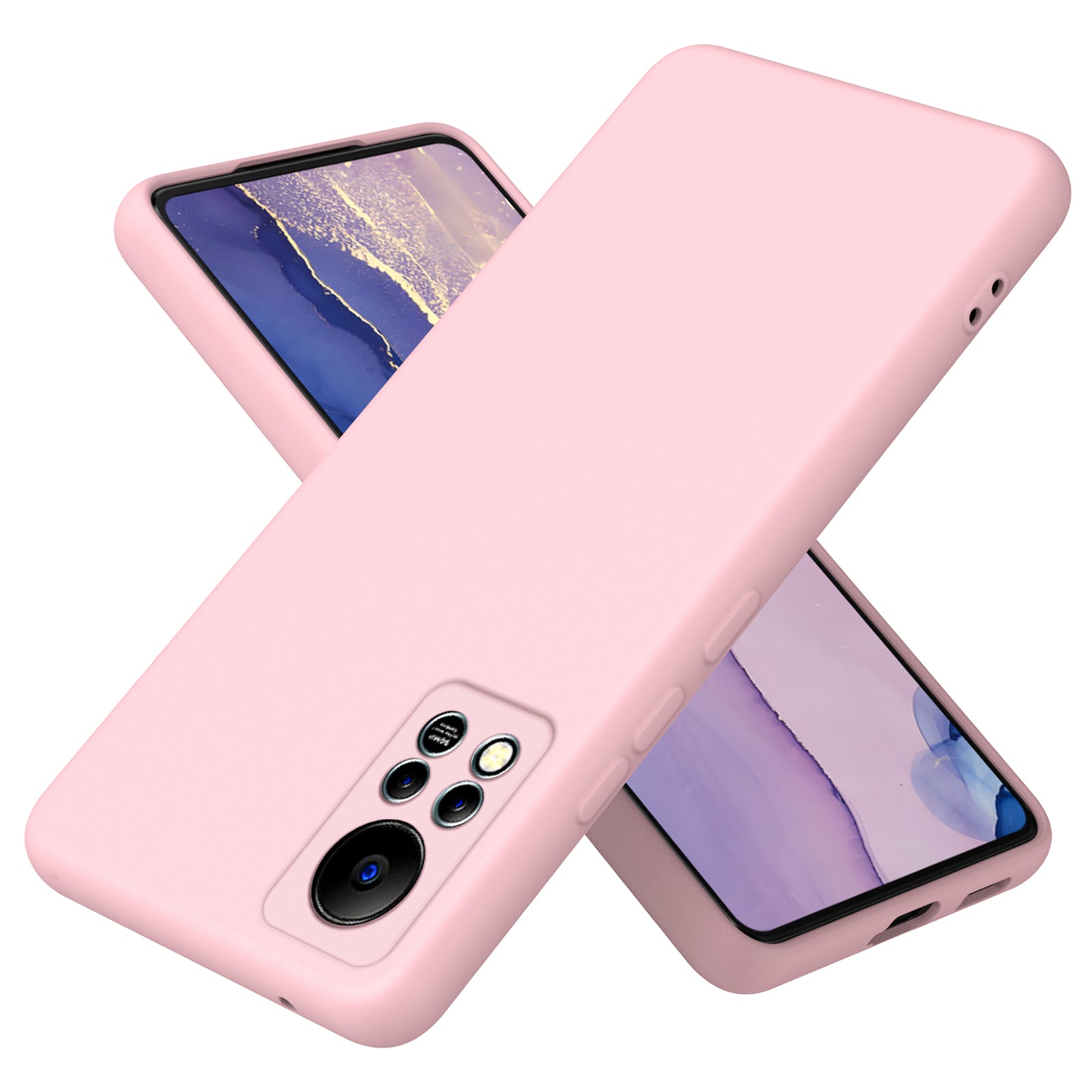 Anti-drop Phone Case For Infinix Hot 11s NFC 4G Rubberized 2.2mm Thickness Fiber Lining Cushion Protective TPU Phone Cover Anti-drop Phone Case For Infinix Hot 11s NFC 4G Rubberized 2.2mm Thickness Fiber Lining Cushion Protective TPU Phone Cover